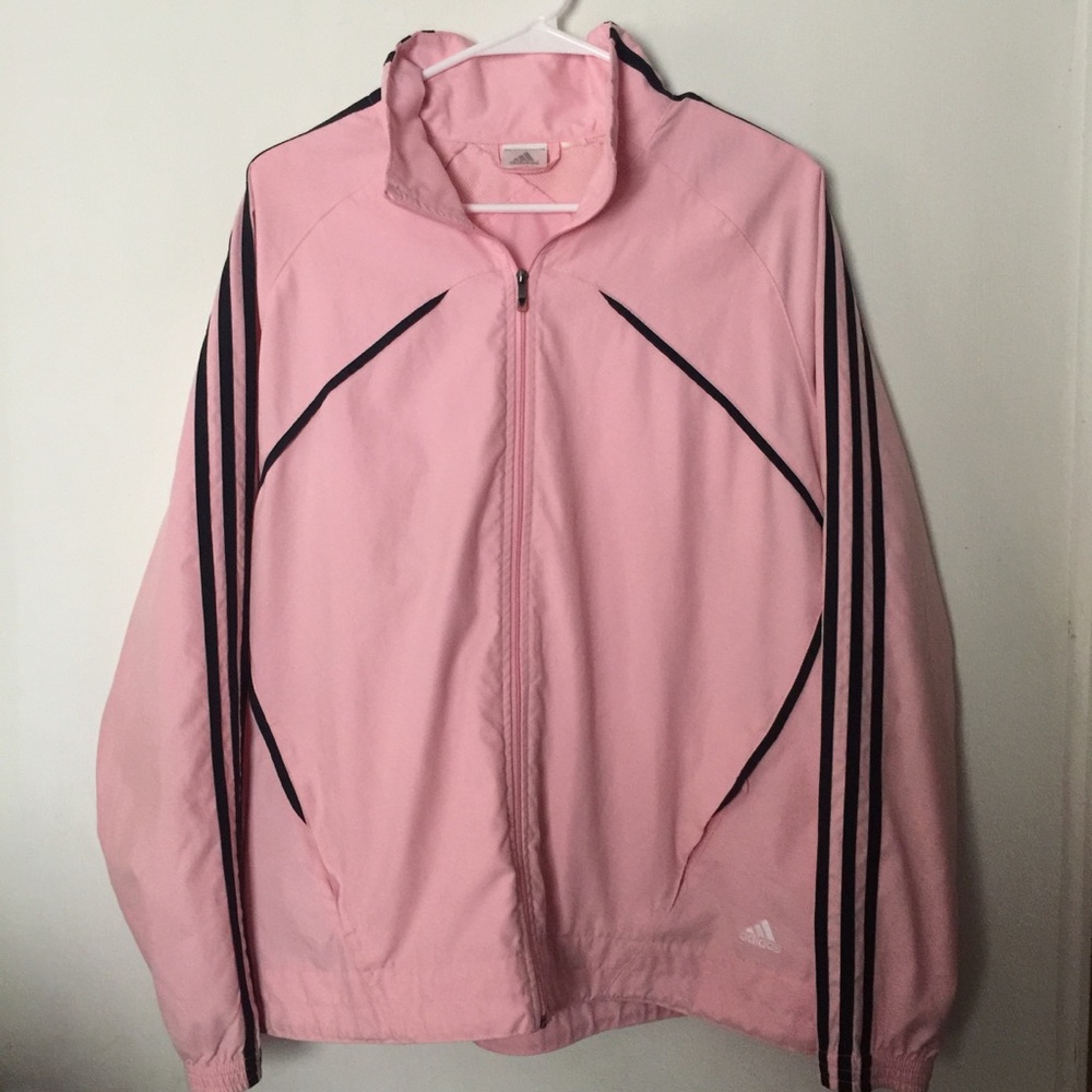 Gorgeous women’s adidas jacket windbreaker pink